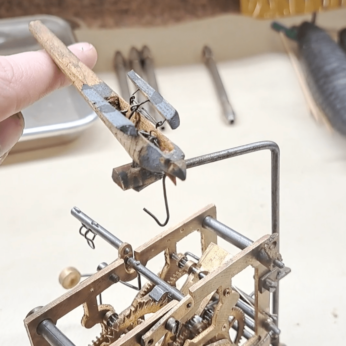 Pre-WWI Cuckoo Clock with Articulated&nbsp;Wings