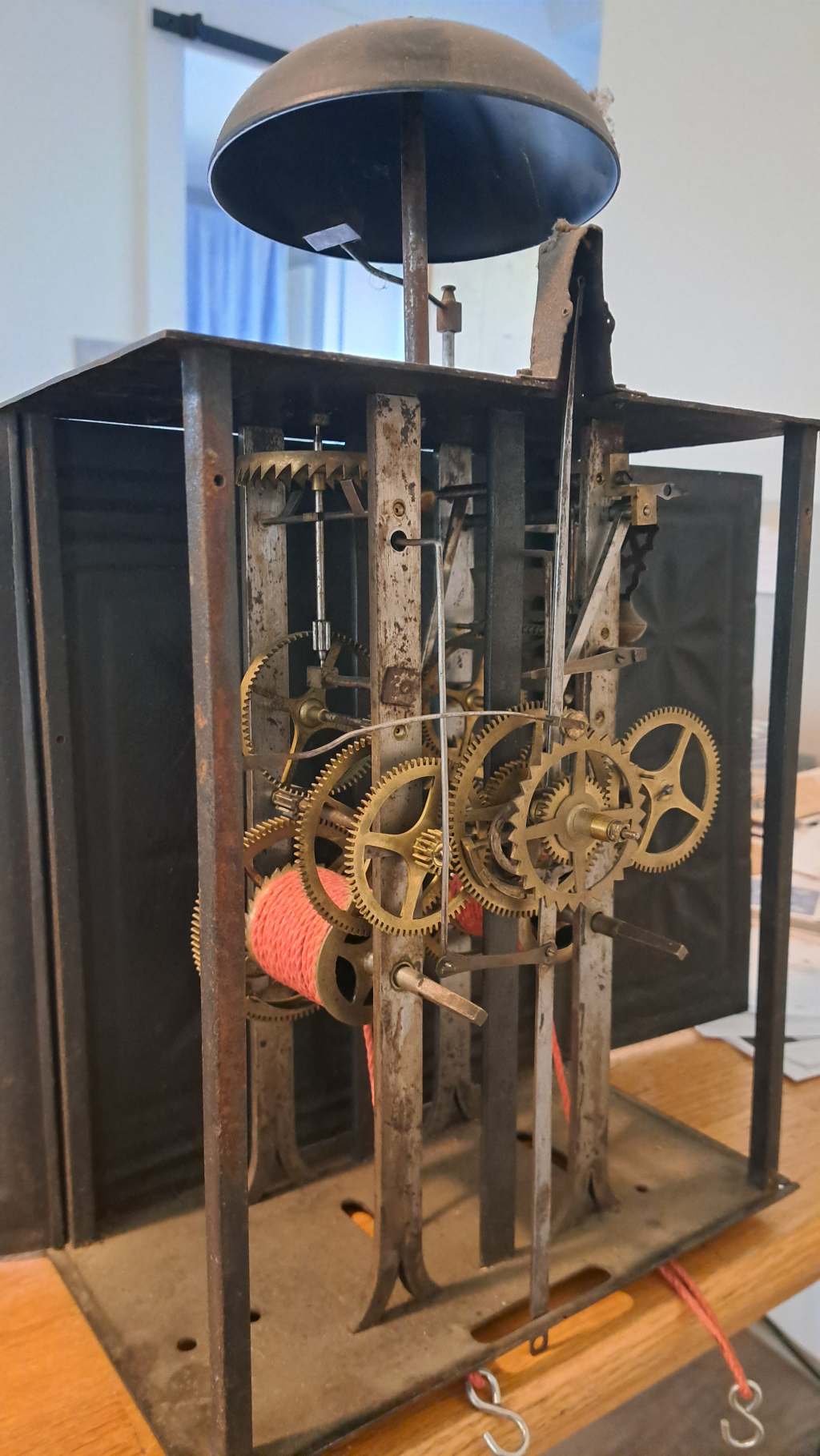 Verge or Crown Wheel Escapement Comtoise/Morbier Clock