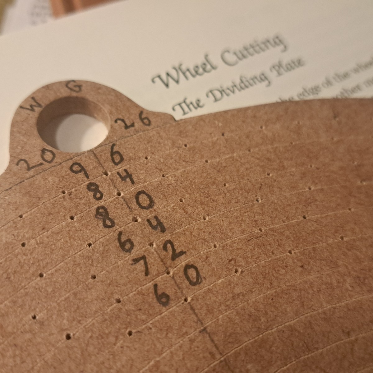 Making a Dividing&nbsp;Plate